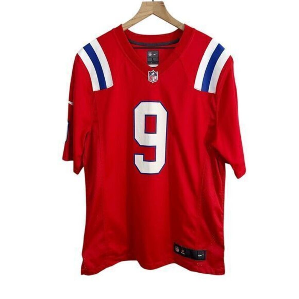 Nike NFL New England Patriots Judon 9 Jersey‎ Top Red Large Football